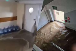 Woda wdziera się do szpitala. SOR płynie