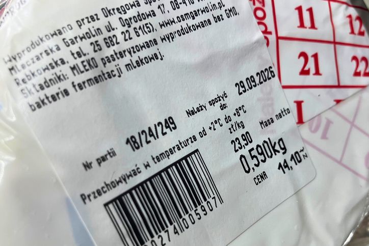 Skład twarogu i cena za konkretną porcję