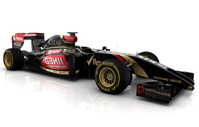 Bolid Lotusa E22 / fot. Twitter @Lotus_F1Team