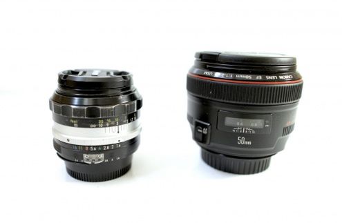 Canon 50mm f/1.2L USM kontra stary Nikkor 50mm f/1.4 [wideo]