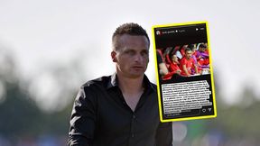 Wieczysta zwolniła Peszkę. Jego zawodnik szybko zamieścił wpis