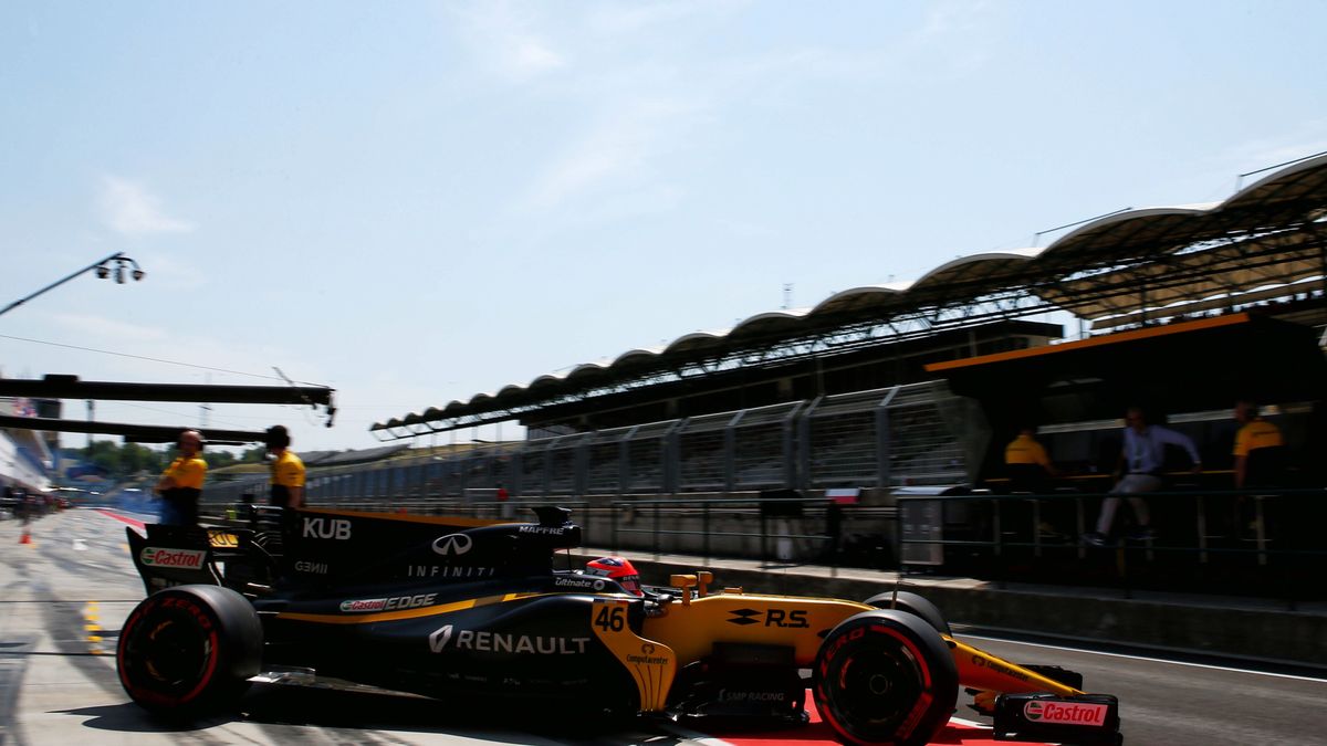 Robert Kubica w pojeździe Renault