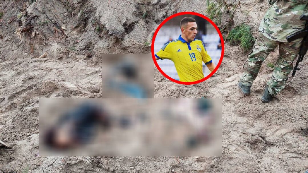 W masowym grobie odkryto zwłoki piłkarza Oleksandra Suhenki