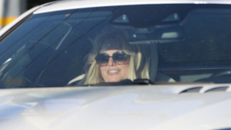 Britney Spears na przejażdżce z partnerem