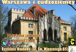 Warszawa i cudzoziemcy – prelekcja w Czytelni Naukowej