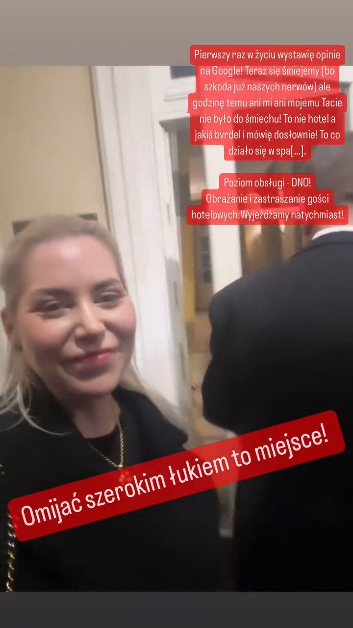 Julia von Stein dobitnie podsumowała jakość obsługi hotelowej