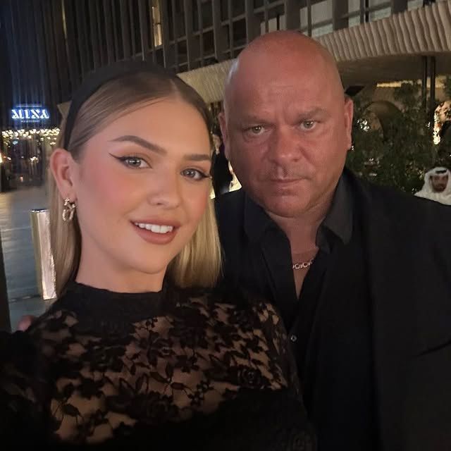 Klaudiusz Sevković z córką