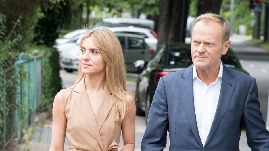 Donald Tusk z córką Katarzyną