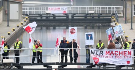 Kanał Kiloński sparaliżowany w wyniku strajku