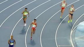 Lekkoatletyka, 400 m (półfinał): bieg Małgorzaty Hołub