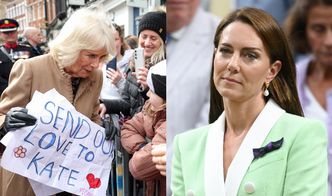 Królowa Camilla zatrzymana wśród tłumu przez kilkuletnie dziewczynki. Wspomniała o SAMOPOCZUCIU księżnej Kate (WIDEO)