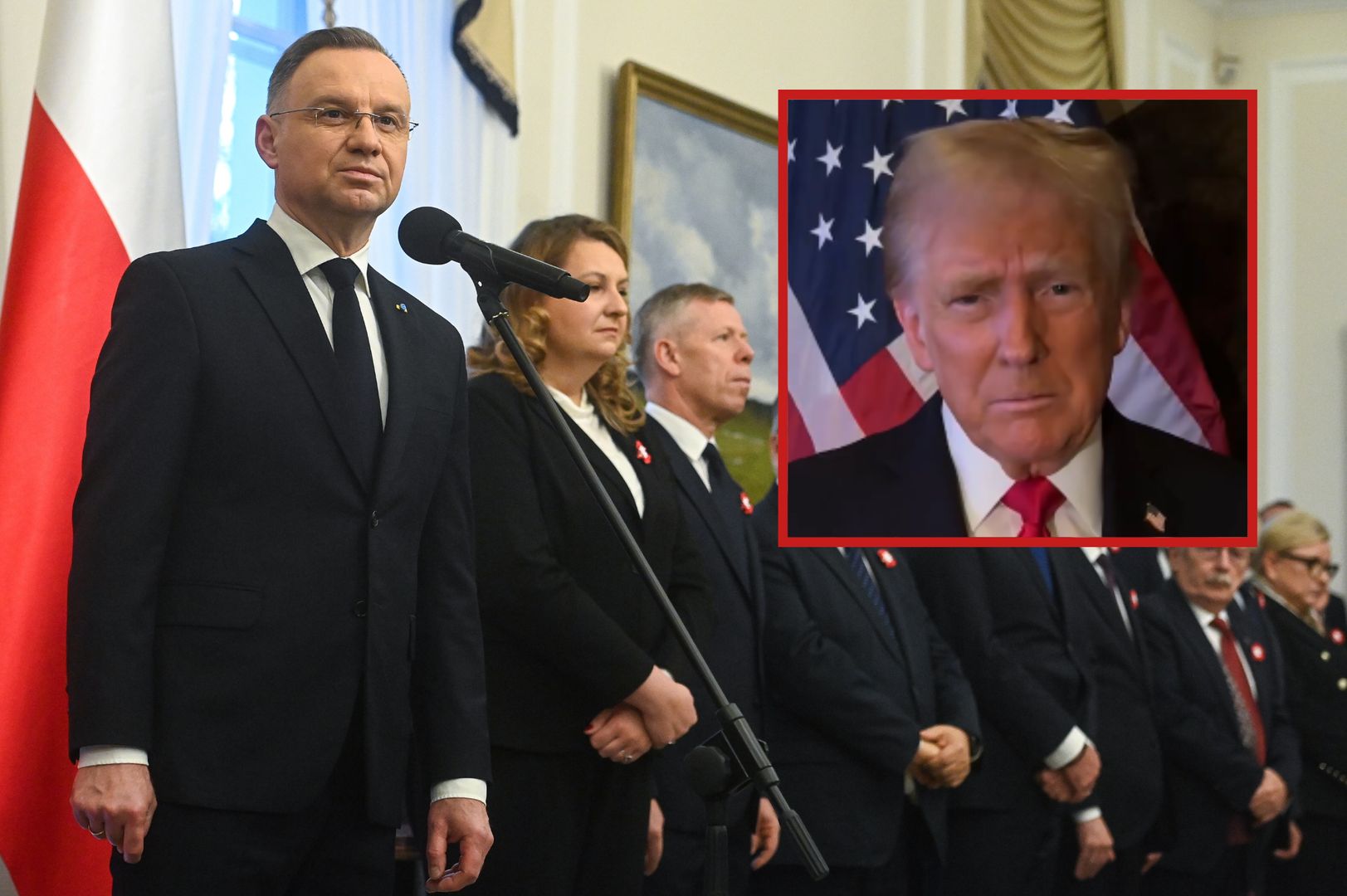 Andrzej Duda rozmawiał z prezydentem-elektem USA. Trump złożył Polakom życzenia