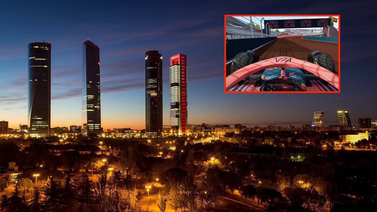 Materiały prasowe / Pixabay / jessiegarciasmith / Na zdjęciu: panorama Madrytu, w prostokącie tor Madring