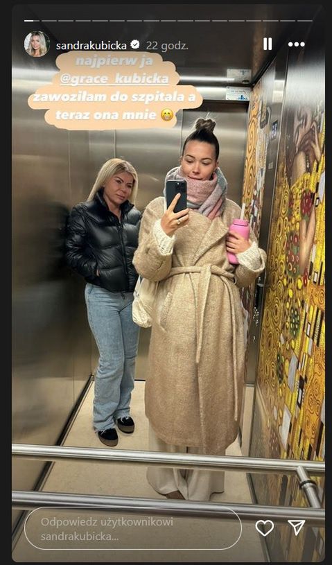 Sandra Kubicka trafiła do szpitala 