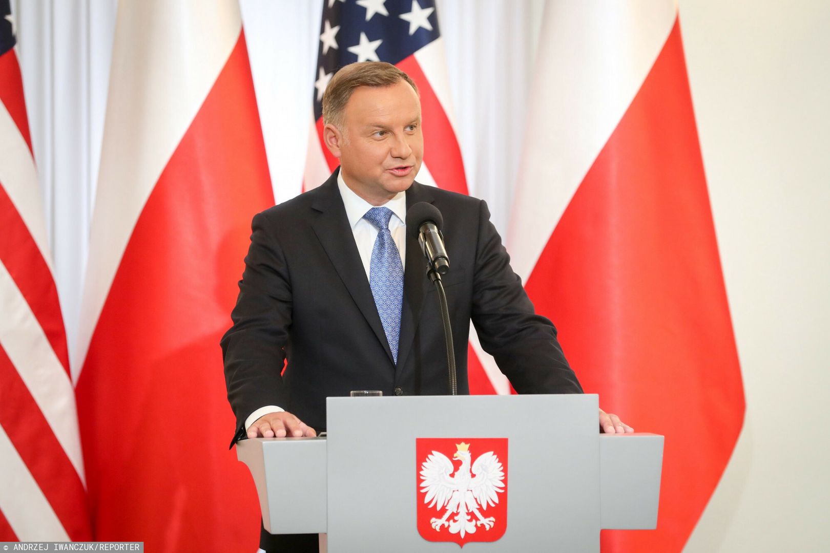 "Andrzej Duda nie dostał zaproszenia z USA". Stanowcza reakcja Pałacu Prezydenckiego