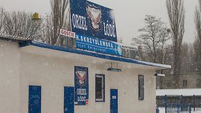 Zima na torze w Łodzi