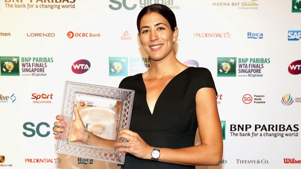 Garbine Muguruza z nagrodą dla najlepszej tenisistki sezonu 2017