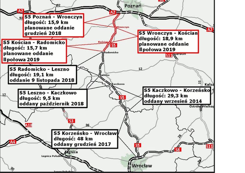 Tak wygląda trasa łącząca dwa duże miasta