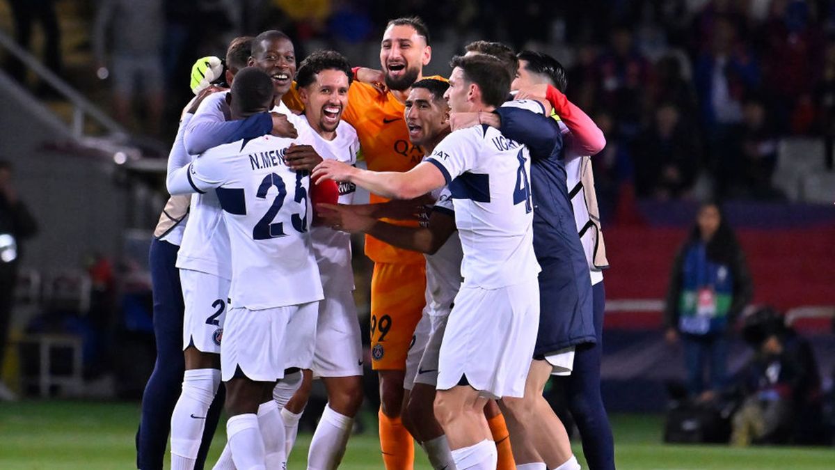 Getty Images / Aurelien Meunier - PSG / Na zdjęciu: piłkarze Paris Saint-Germain