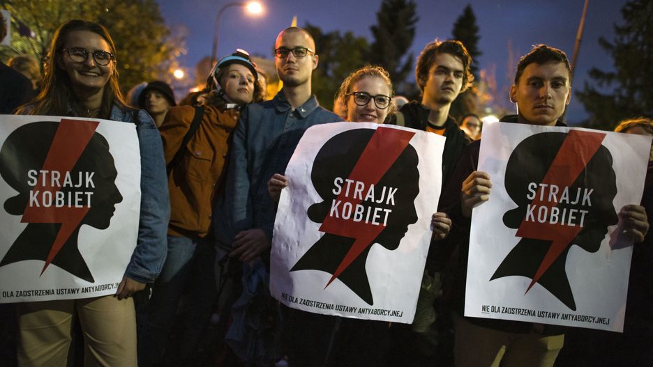 Strajk Kobiet w Waarszawie