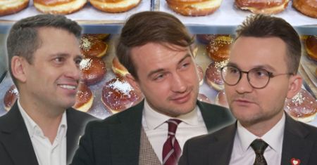 Tłusty czwartek w Sejmie. Politycy z uśmiechem deklarują: Zjem 12 pączków