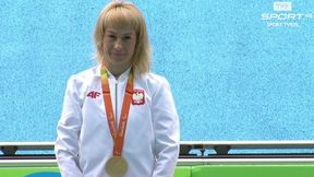 Barbara Niewiedział odebrała złoty medal