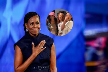 Michelle Obama pokazała się z córkami. Internauci nie dowierzają. "Jak starsza siostra"