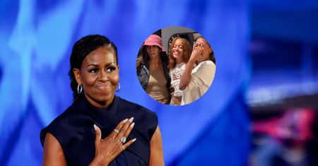 Michelle Obama pokazała się z córkami. Internauci nie dowierzają. "Jak starsza siostra"