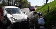 Gliwice. Koszmarny wypadek na DK 88. Nie żyje motocyklista