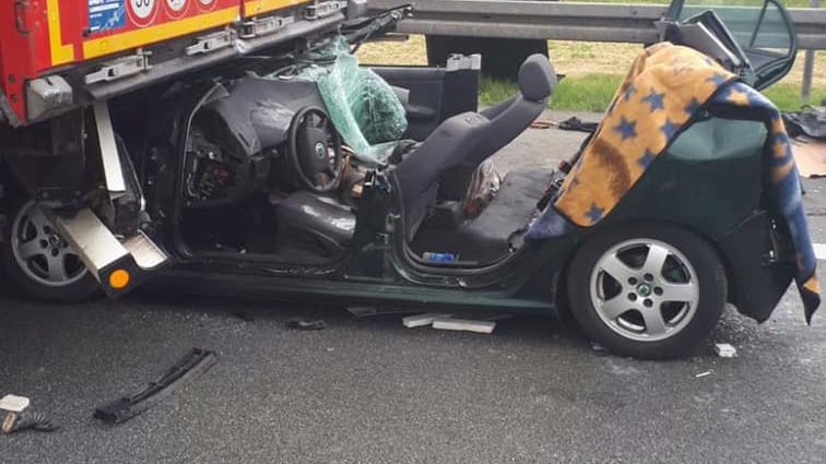 Wypadek na A2 pod Poznaniem 