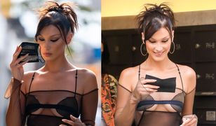 Bella Hadid w skąpym wdzianku. Co ona ma na sobie?