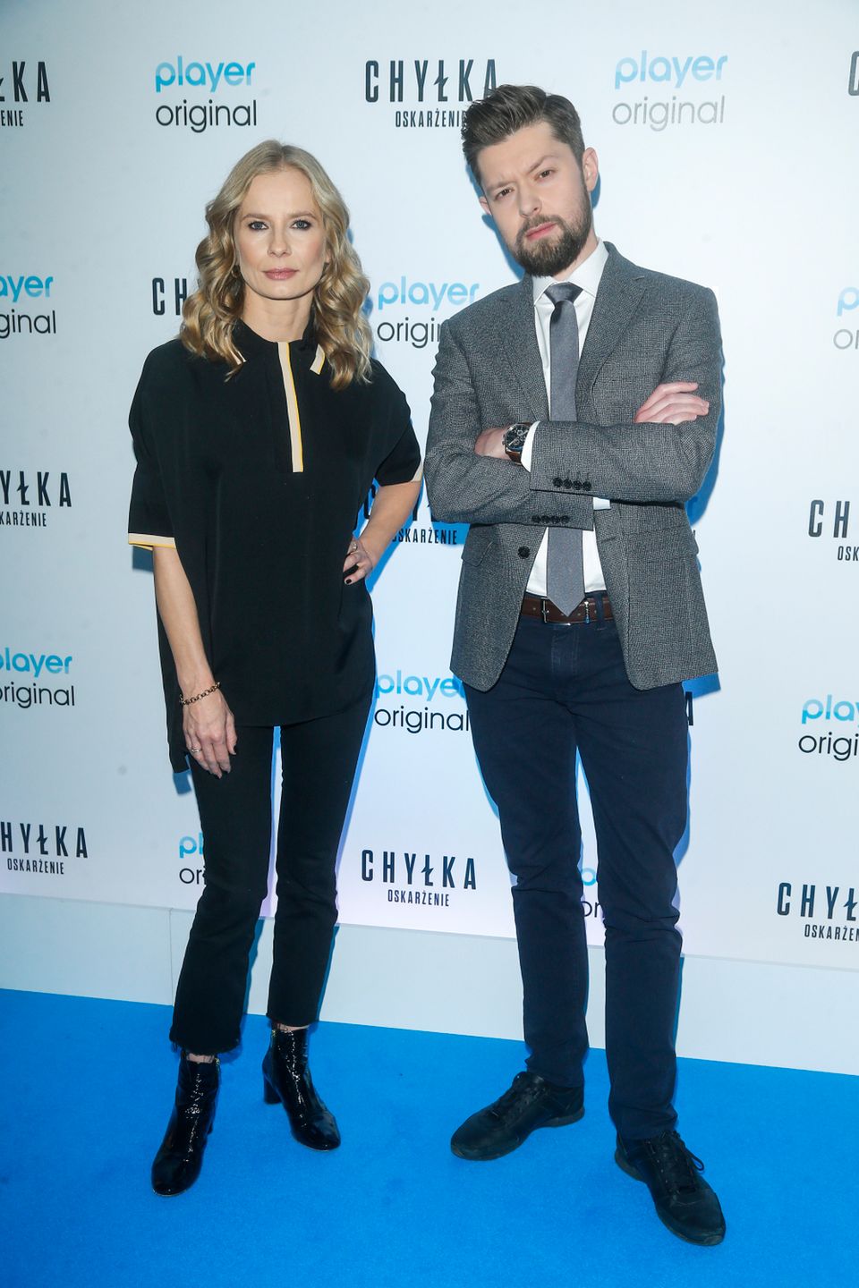 Magdalena Cielecka, Remigiusz Mróz - promocja serialu „Chyłka. Oskarżenie”