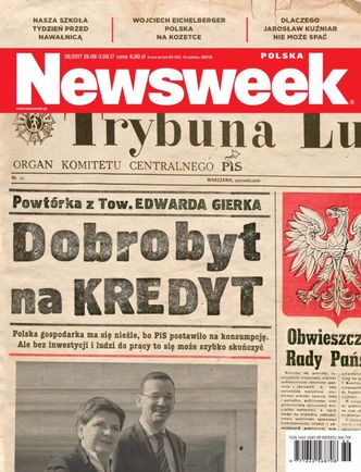 Dobrobyt jak za Gierka. "Newsweek" krytykuje politykę gospodarczą PiS