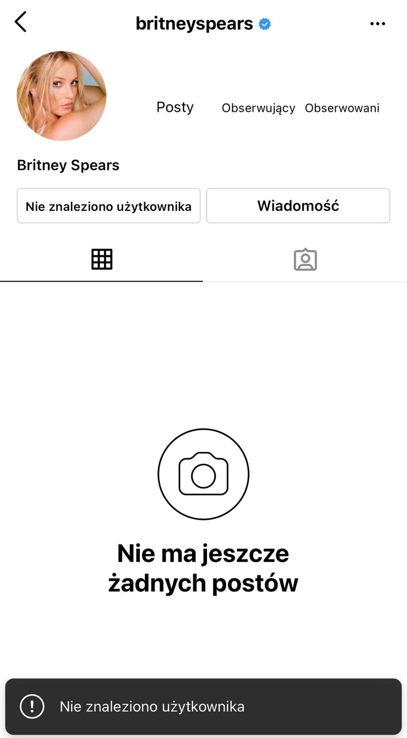 Britney Spears usunęła Instagram