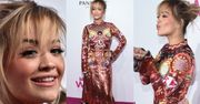 Rita Ora w błyszczącej sukience na gali w Nowym Jorku