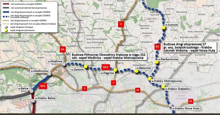 Dziś podpisanie umowy na północną obwodnicę Krakowa. Kierowcy pojadą ringiem za kilka lat