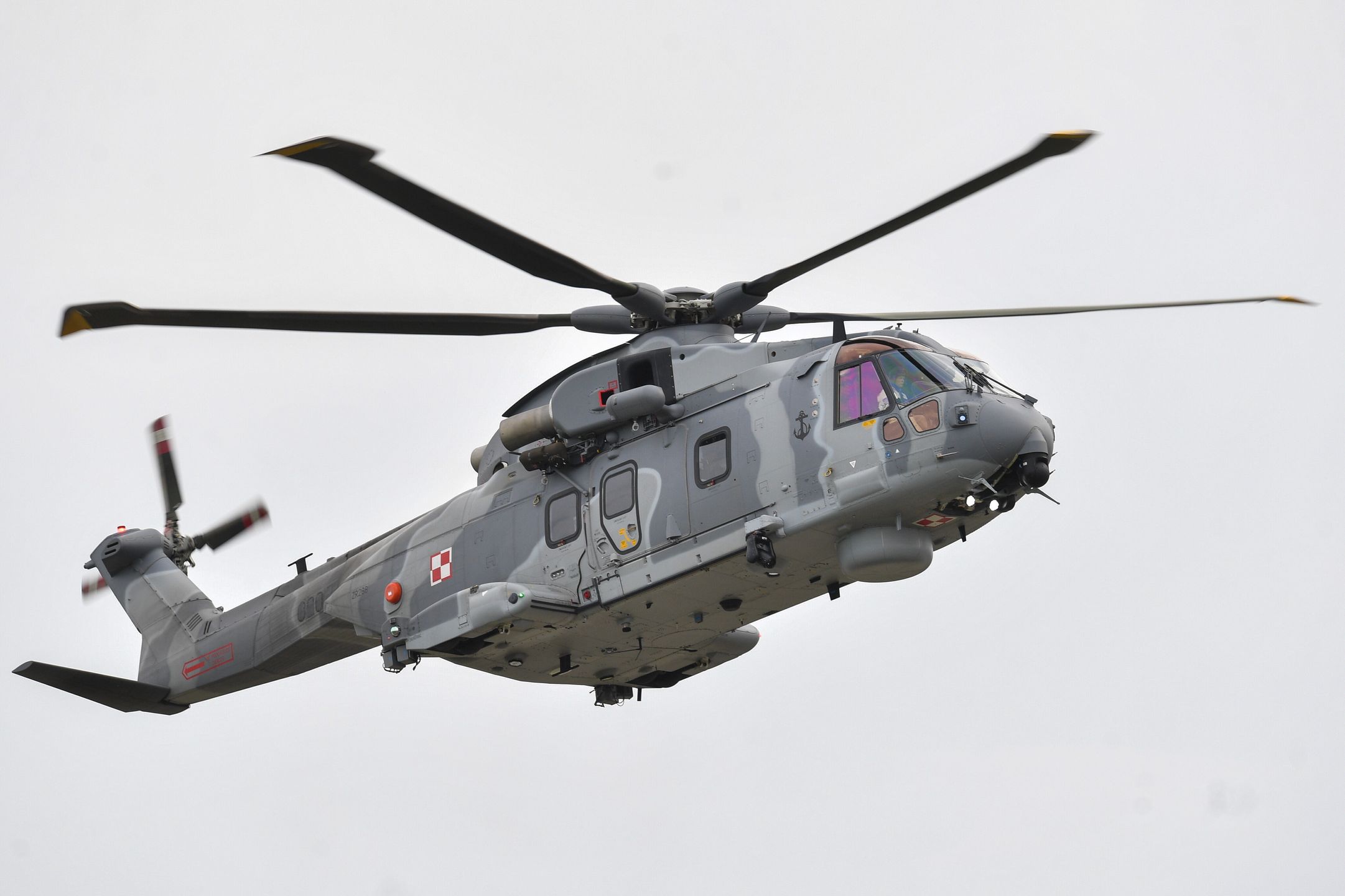 Śmigłowiec AW101 podczas Radom Air Show.