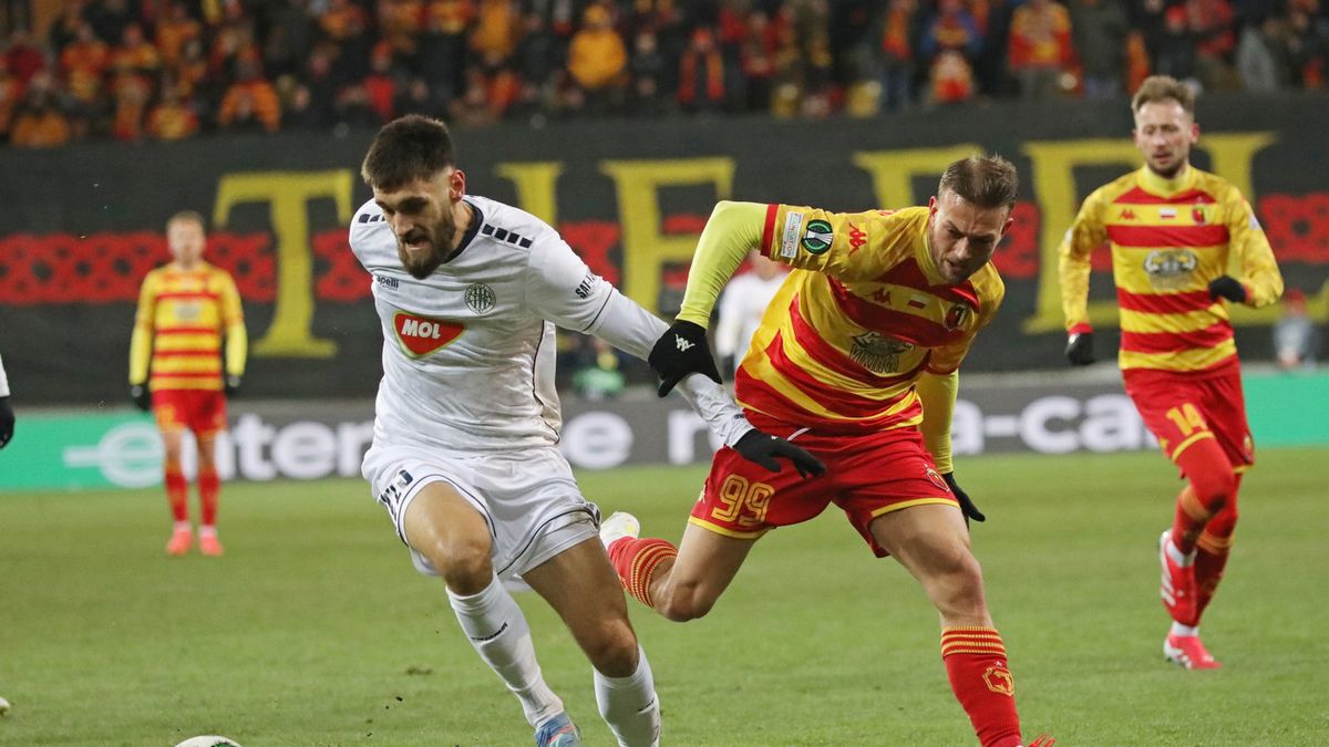 PAP / Artur Reszko / Jagiellonia Białystok w meczu z TSC Backa Topola