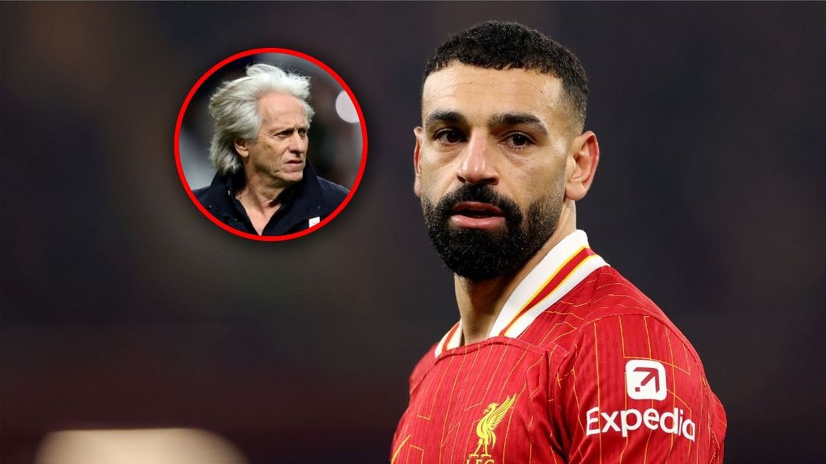 Getty Images / Carl Recine/Getty Images/Yasser Bakhsh/Getty Images / Na dużym zdjęciu Mohamed Salah, na małym Jorge Jesus