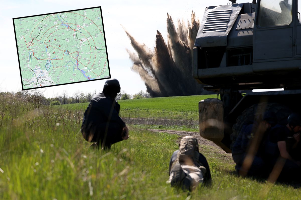 Siły ukraińskiej kontrofensywy mogły już dotrzeć nawet do Ternowej, położonej przy granicy z Rosją
