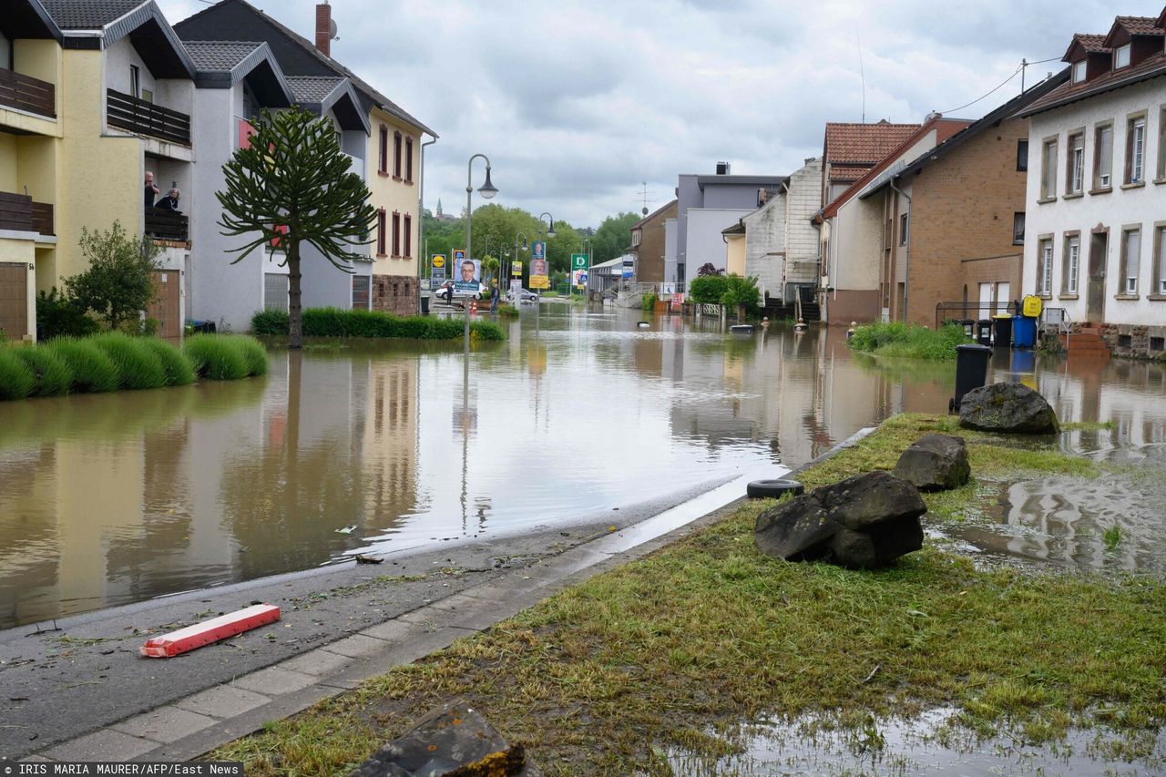 Kleinblittersdorf after the downpour