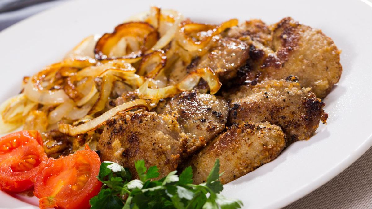 Wątróbka w panierce - Pyszności