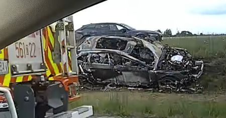 Płonące audi na S5. Na jaw wychodzą nowe fakty