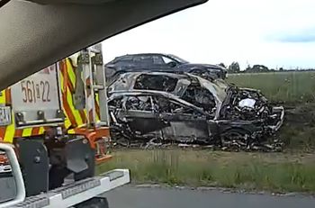 Płonące audi na S5. Na jaw wychodzą nowe fakty