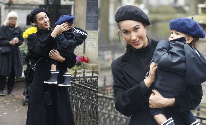 Ida Nowakowska z synkiem