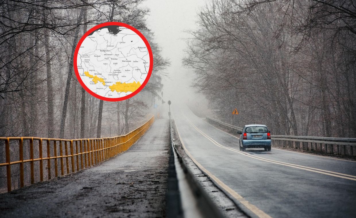 IMGW ostrzega przed gęstą mgłą. W tych rejonach są alerty