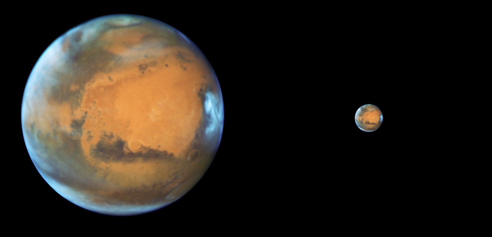 Mars najdalej i najbliżej