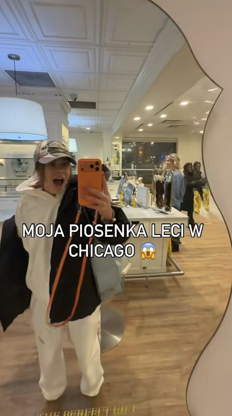 Blanka usłyszała swój hit w radiu w Chicago