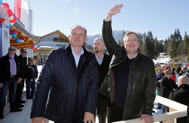 Andrej Kiska, Bronisław Komorowski