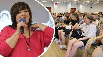 Trwa Świętokrzyski Festiwal Literacki. Edyta Jungowska, czyli Bożenka z "Na dobre i na złe" z wizytą w Kielcach. Zobacz zdjęcia